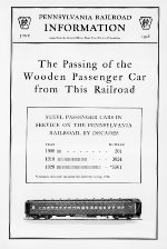 "Passing Of The Wooden Passenger Car," Page 1, 1928